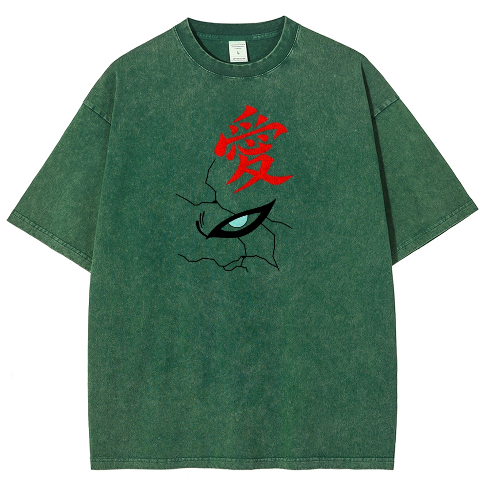Naruto Unisex Fit Washed T-Shirt 2504014317