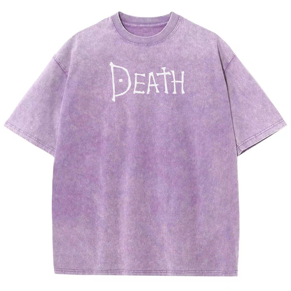 Death Note Misa Unisex Fit Washed T-Shirt 2505001218