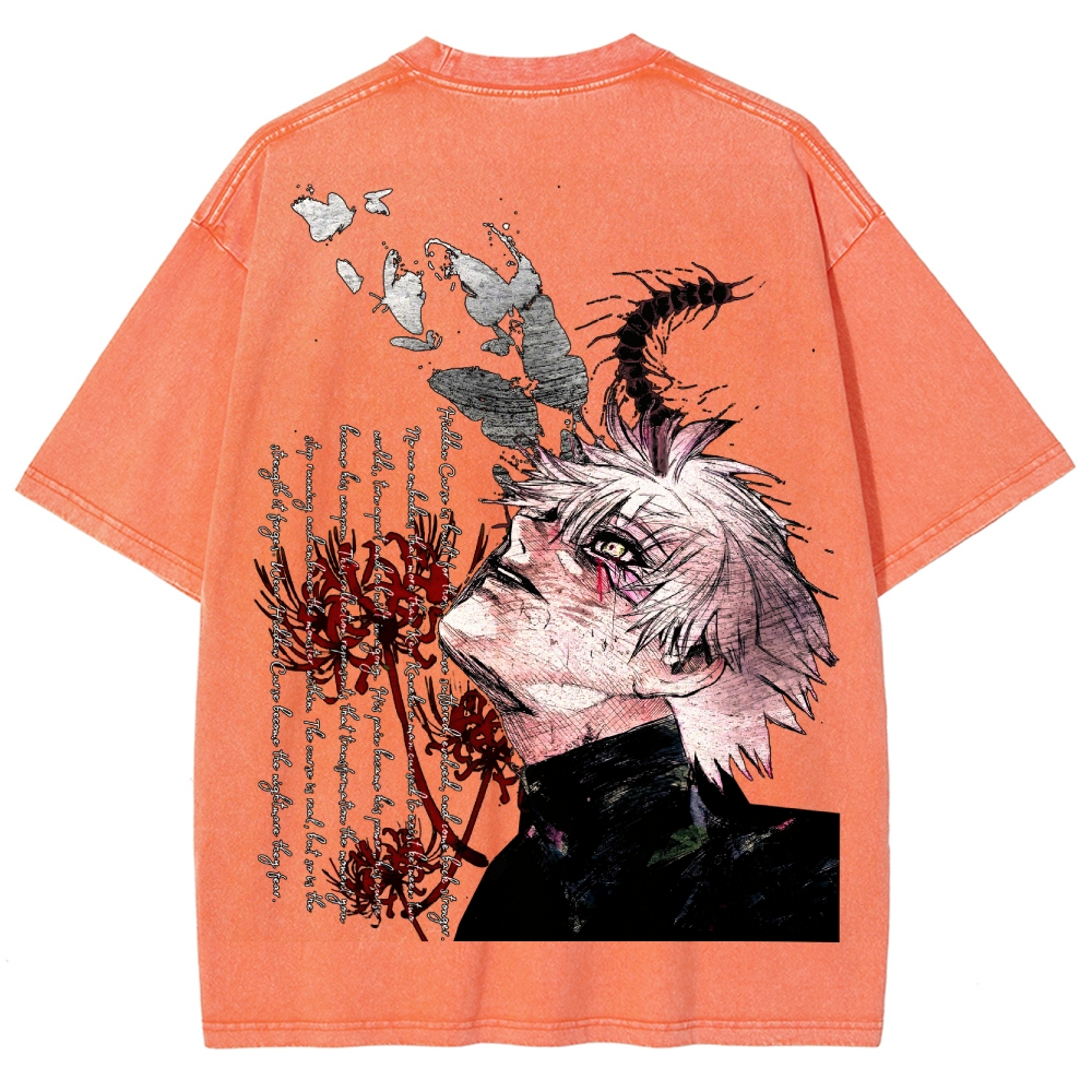 Tokyo Ghoul Unisex Fit Washed T-Shirt 2505002567