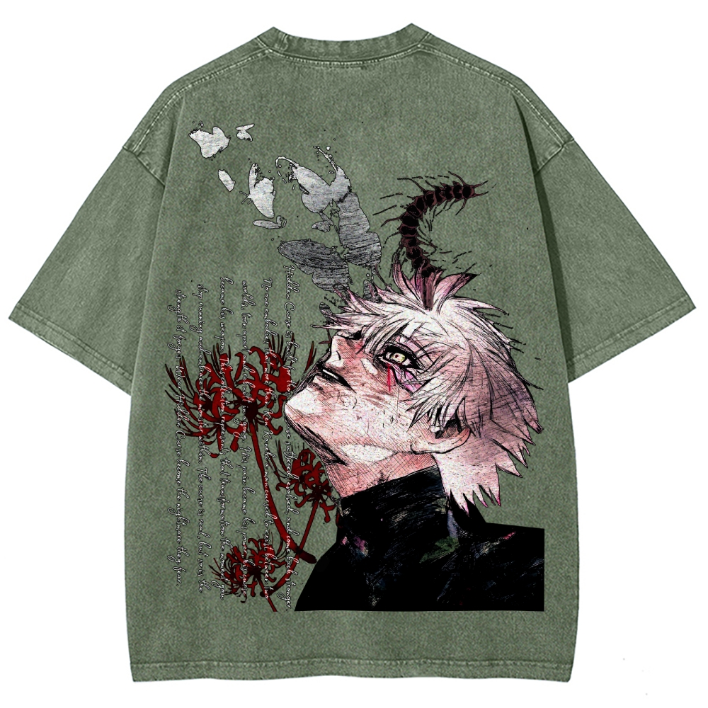 Tokyo Ghoul Unisex Fit Washed T-Shirt 2505002567