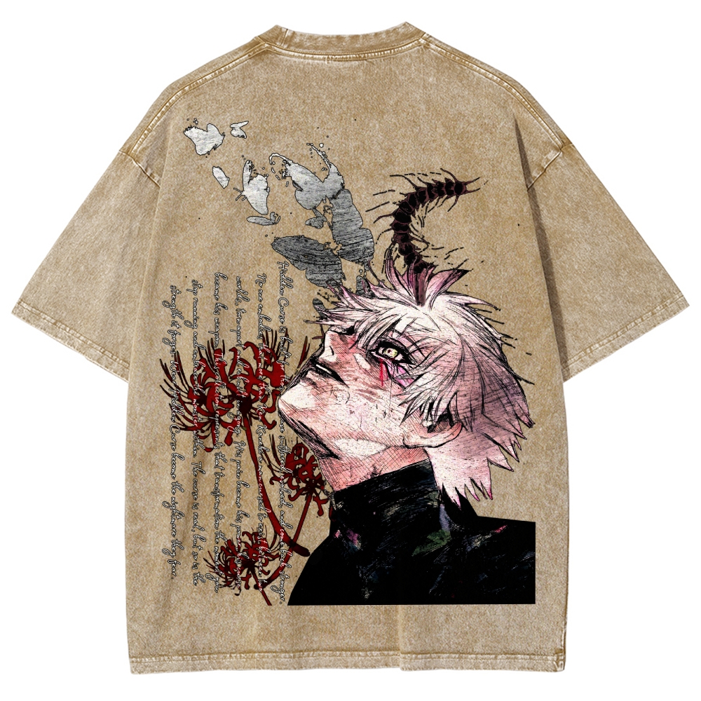 Tokyo Ghoul Unisex Fit Washed T-Shirt 2505002567