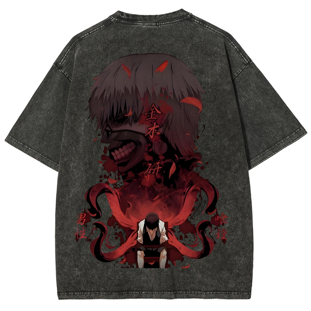 Tokyo Ghoul Unisex Fit Washed T-Shirt 2505002568