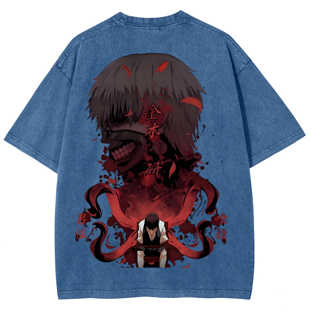 Tokyo Ghoul Unisex Fit Washed T-Shirt 2505002568