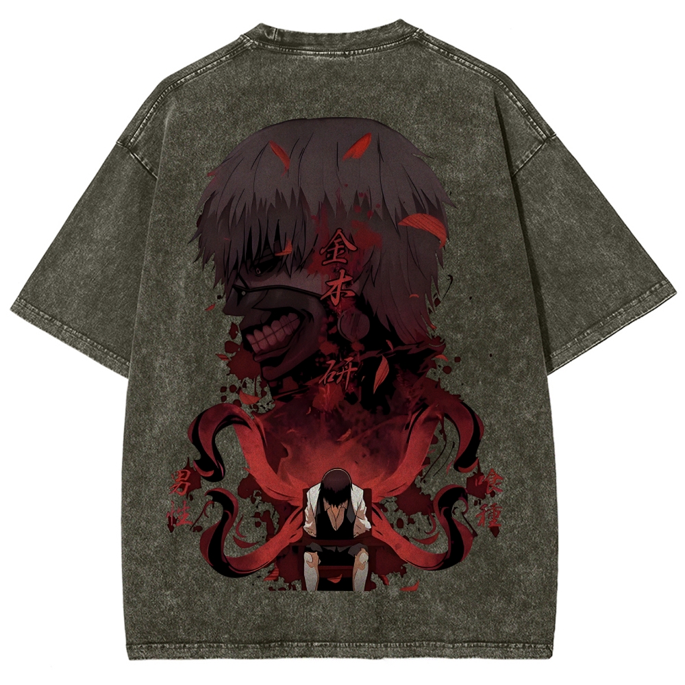 Tokyo Ghoul Unisex Fit Washed T-Shirt 2505002568