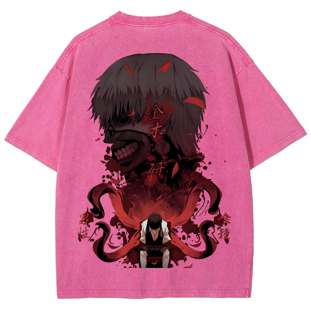 Tokyo Ghoul Unisex Fit Washed T-Shirt 2505002568