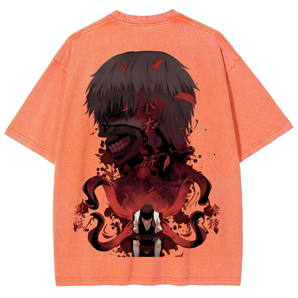 Tokyo Ghoul Unisex Fit Washed T-Shirt 2505002568