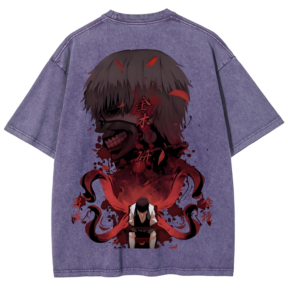 Tokyo Ghoul Unisex Fit Washed T-Shirt 2505002568