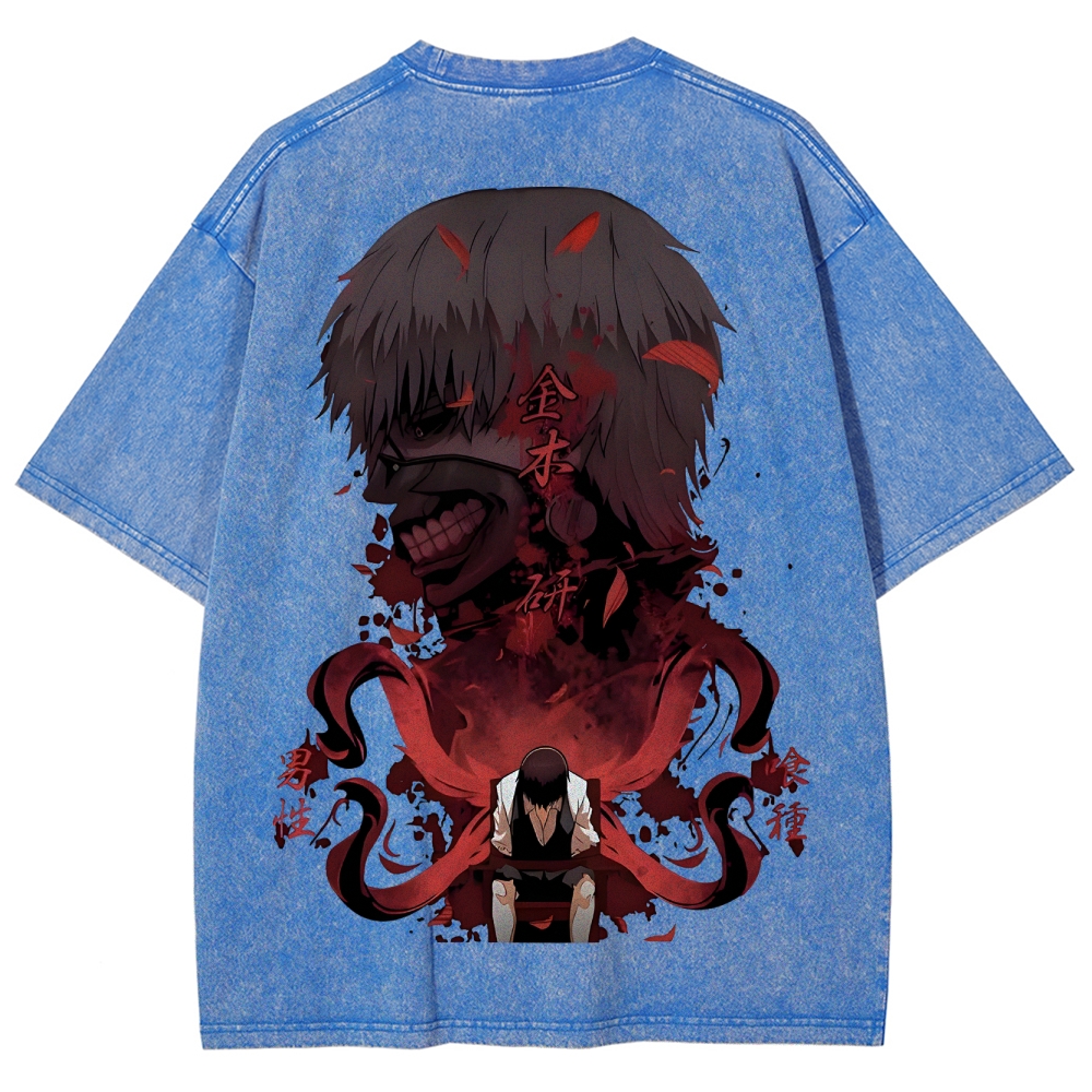 Tokyo Ghoul Unisex Fit Washed T-Shirt 2505002568