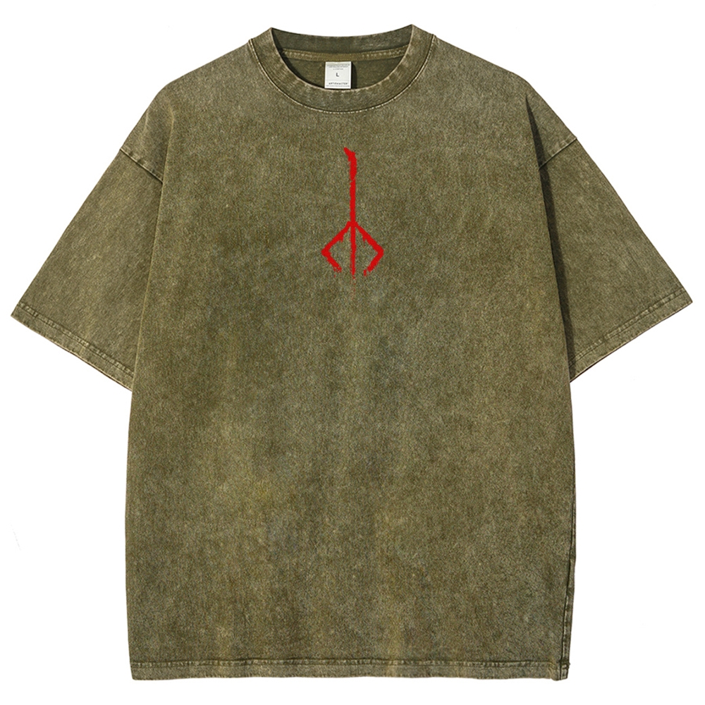 Blood borne Unisex Fit Washed T-Shirt 2505003187