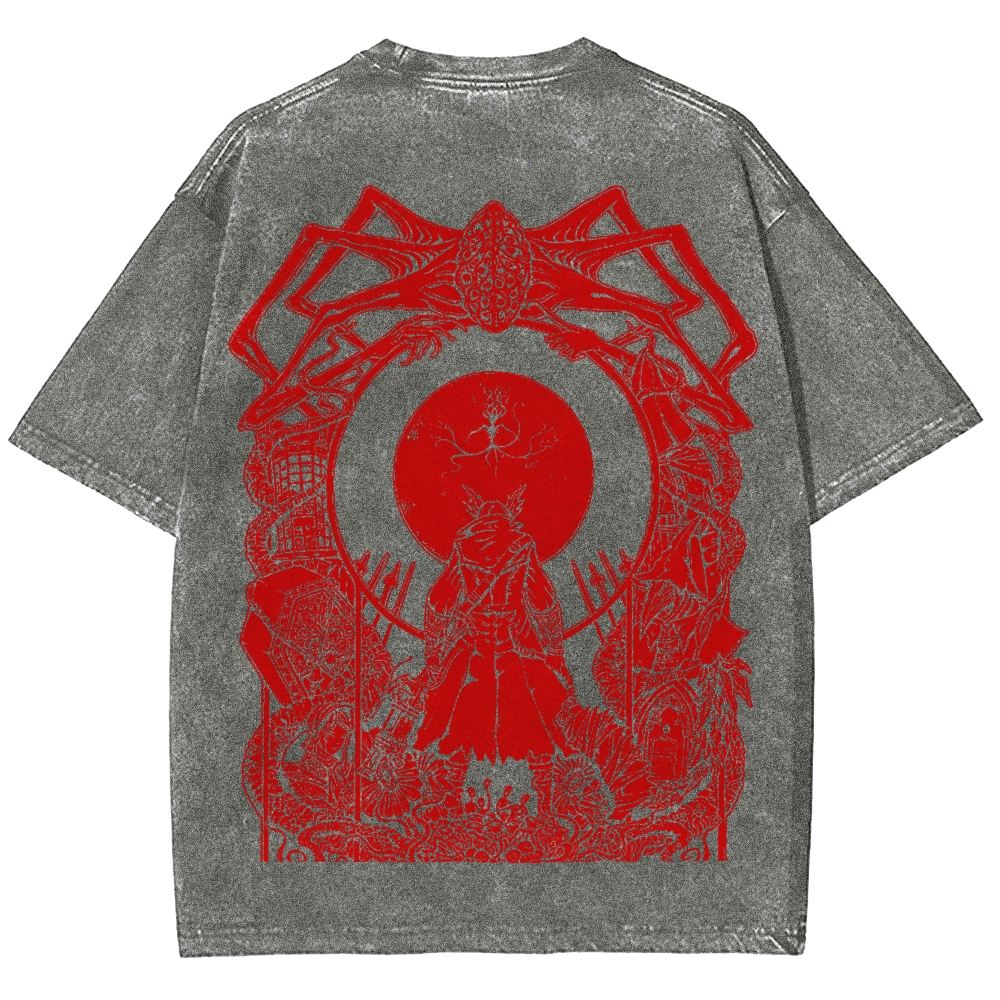 Blood borne Unisex Fit Washed T-Shirt 2505003187