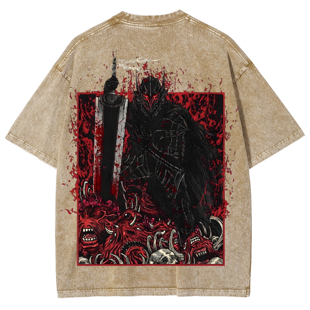 Blood borne Unisex Fit Washed T-Shirt 2505003196