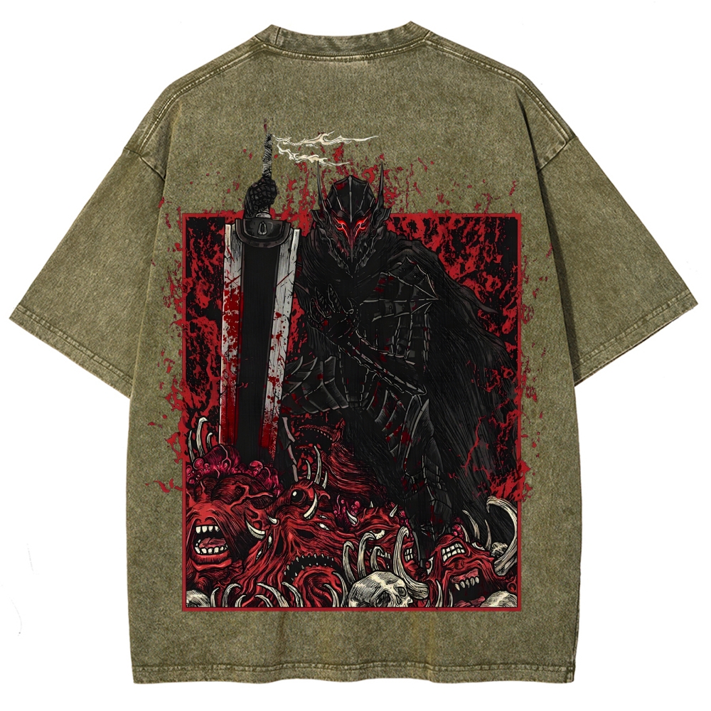 Blood borne Unisex Fit Washed T-Shirt 2505003196