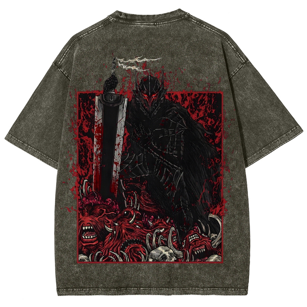 Blood borne Unisex Fit Washed T-Shirt 2505003196