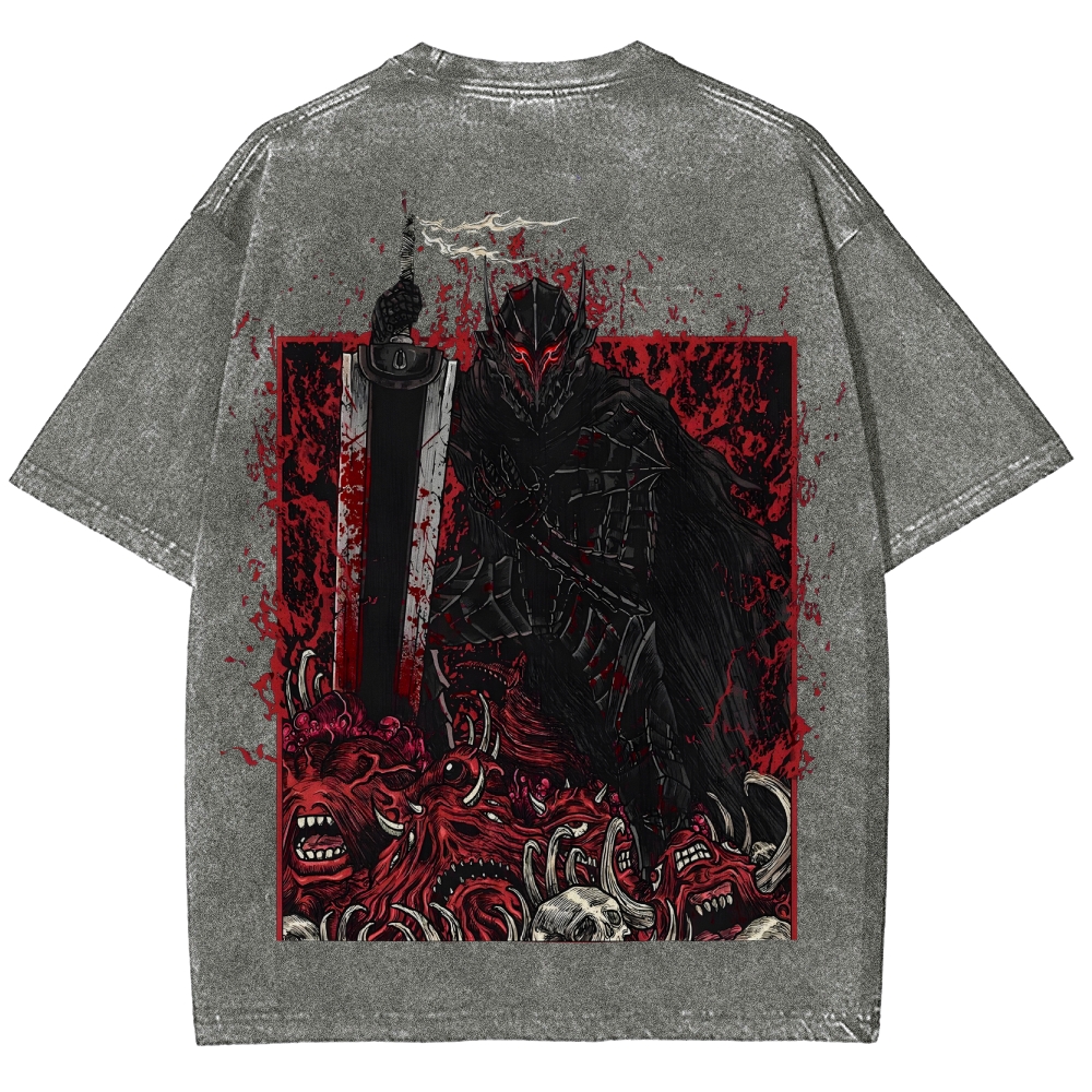 Blood borne Unisex Fit Washed T-Shirt 2505003196