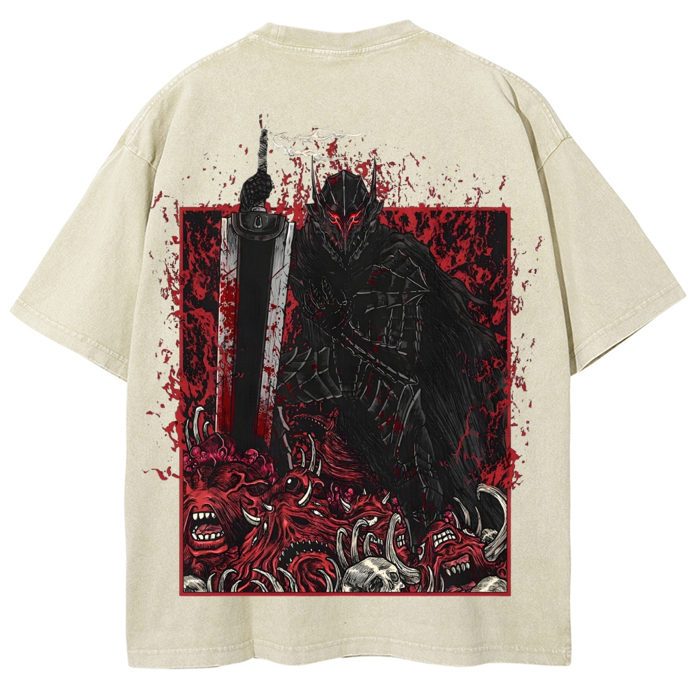 Blood borne Unisex Fit Washed T-Shirt 2505003196