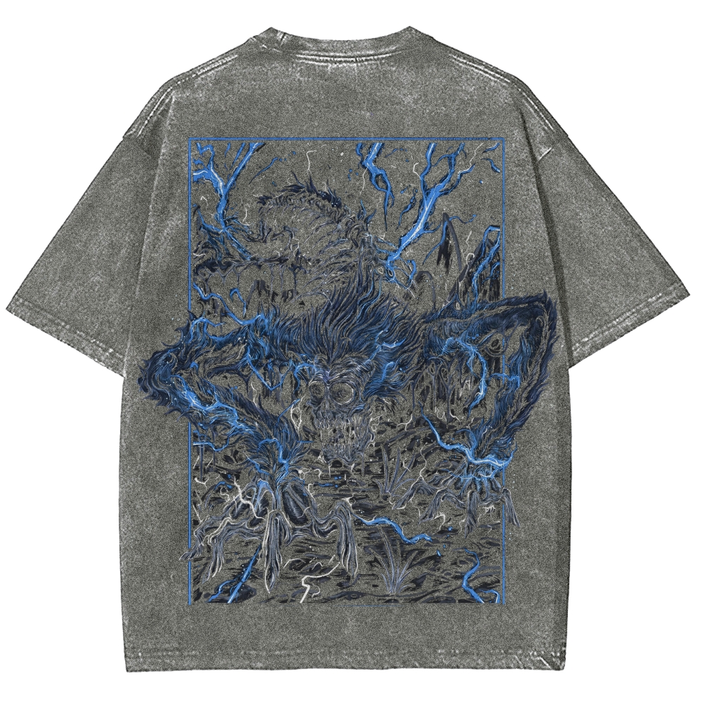 Blood borne Unisex Fit Washed T-Shirt 2505003207