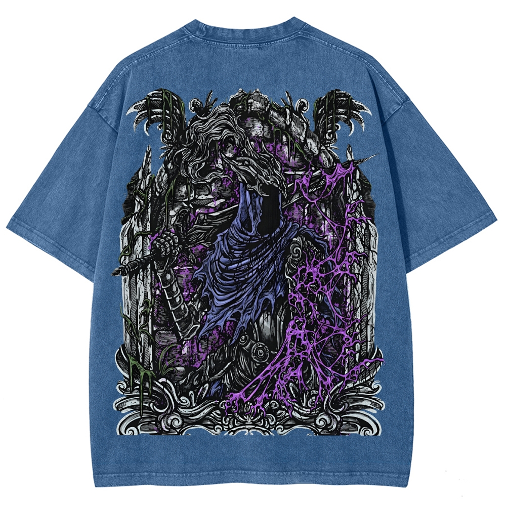 DARK SOULS Unisex Fit Washed T-Shirt 2505003211