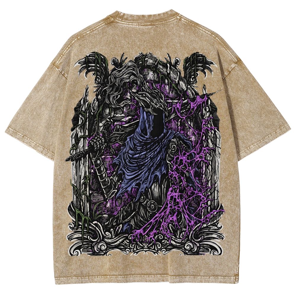 DARK SOULS Unisex Fit Washed T-Shirt 2505003211