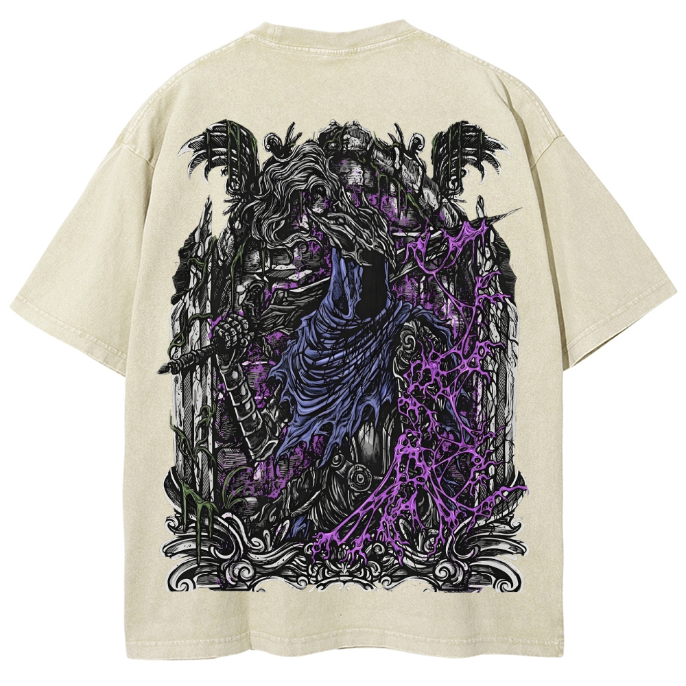 DARK SOULS Unisex Fit Washed T-Shirt 2505003211