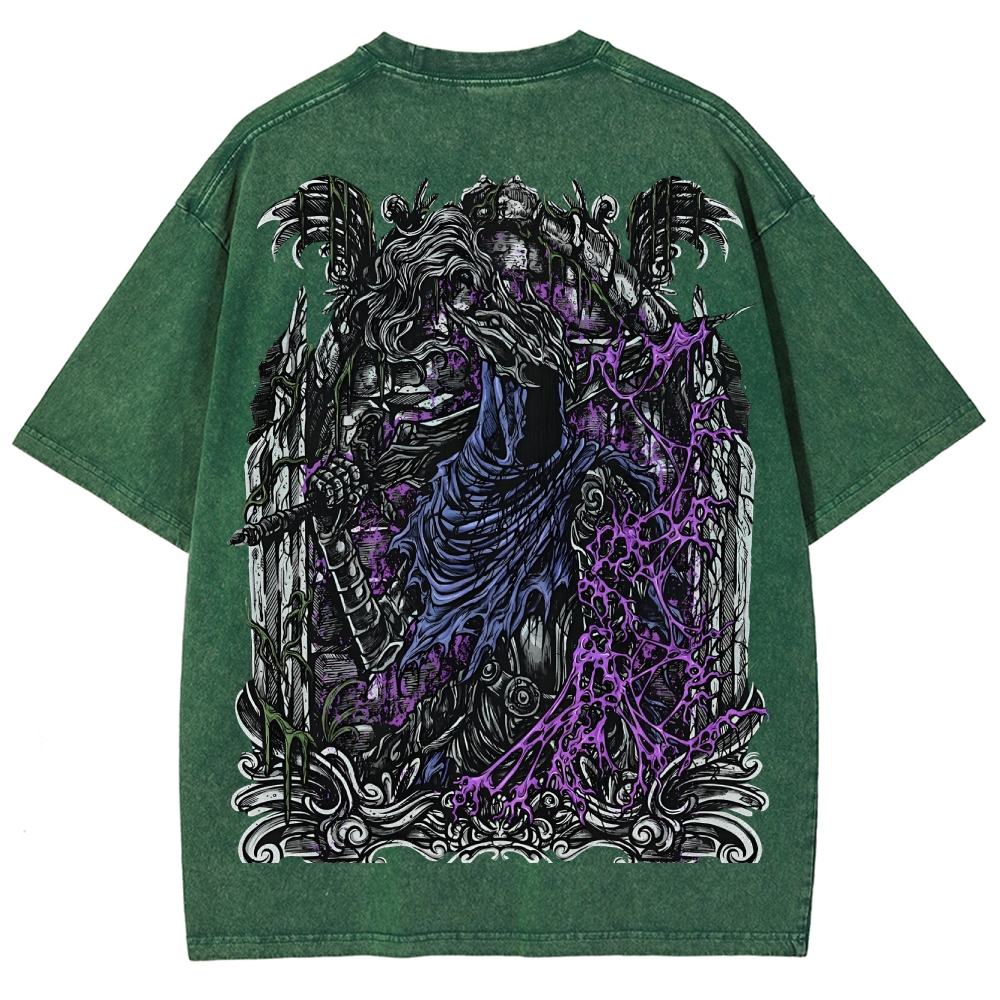 DARK SOULS Unisex Fit Washed T-Shirt 2505003211