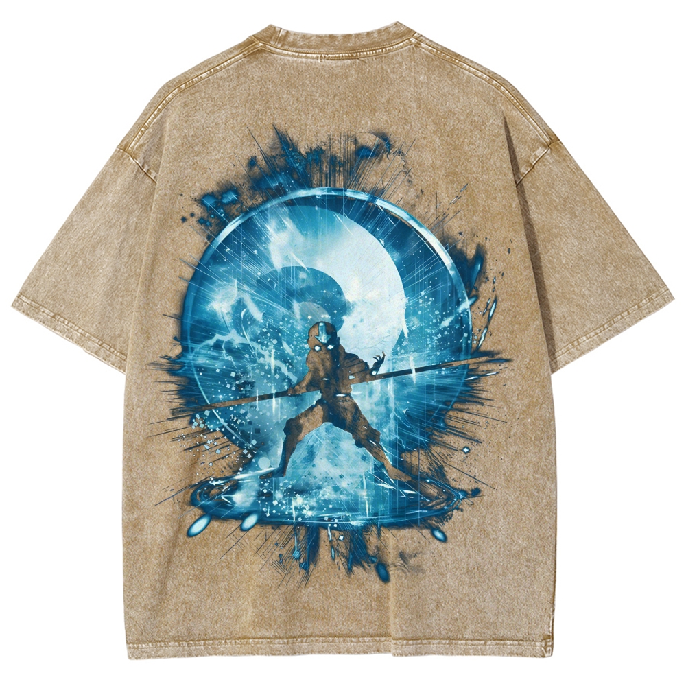 Avatar: The Last Airbender Unisex Fit Washed T-Shirt 2505008383