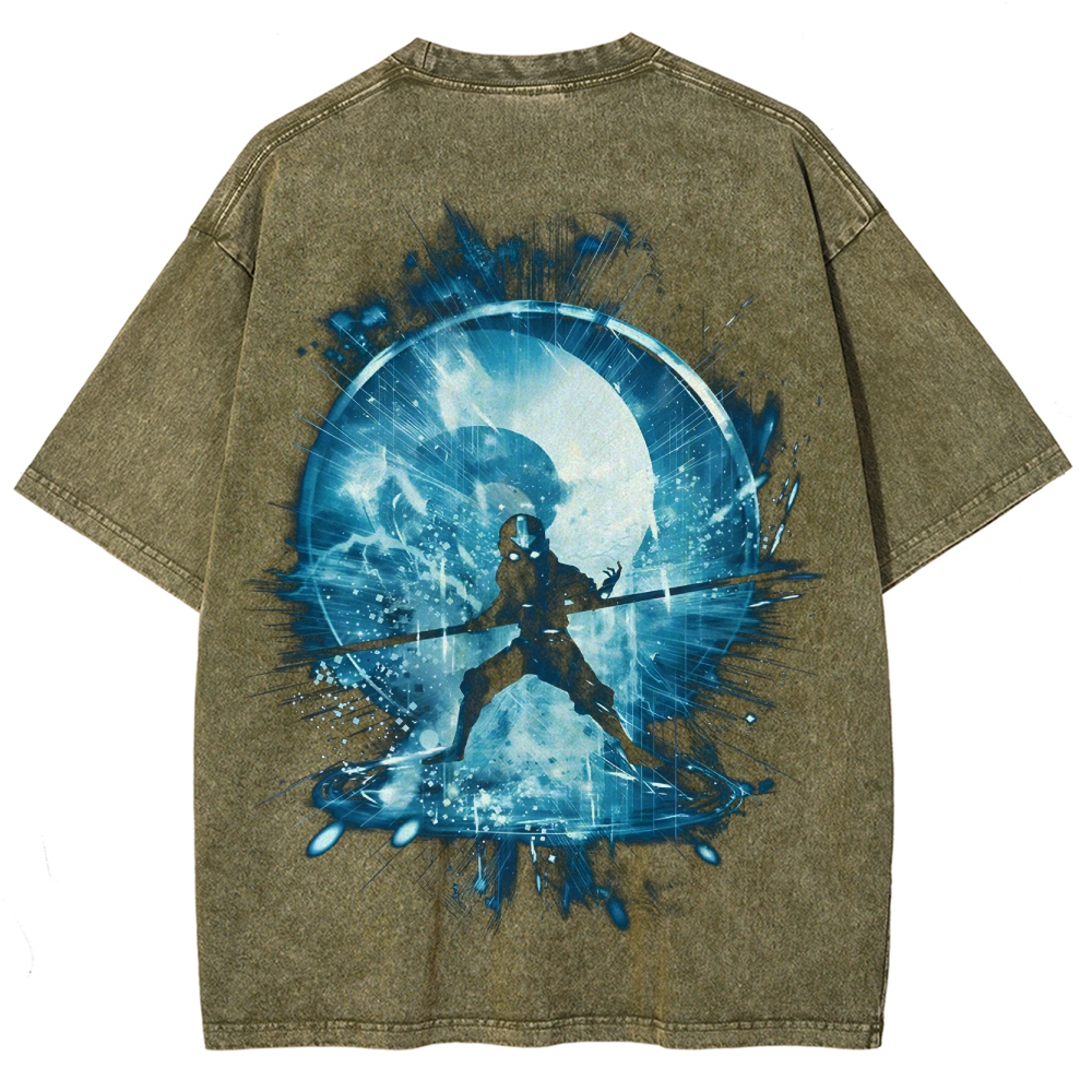 Avatar: The Last Airbender Unisex Fit Washed T-Shirt 2505008383