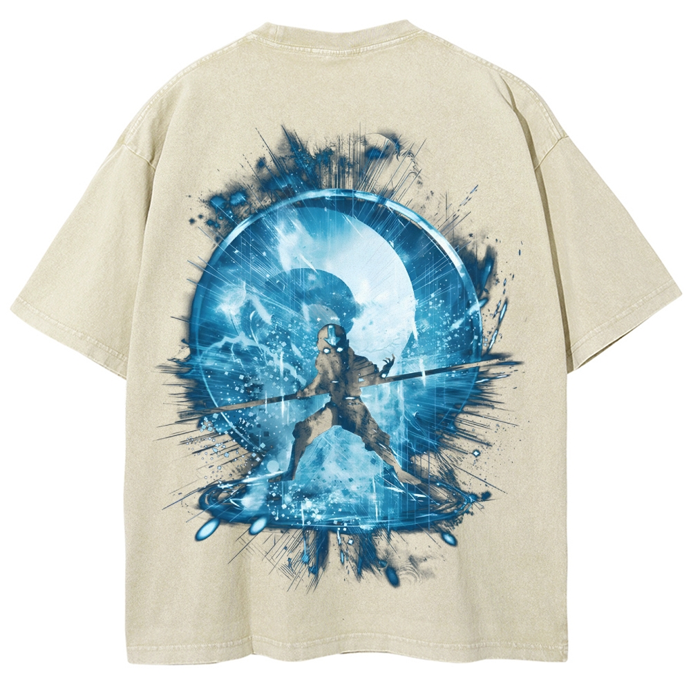 Avatar: The Last Airbender Unisex Fit Washed T-Shirt 2505008383