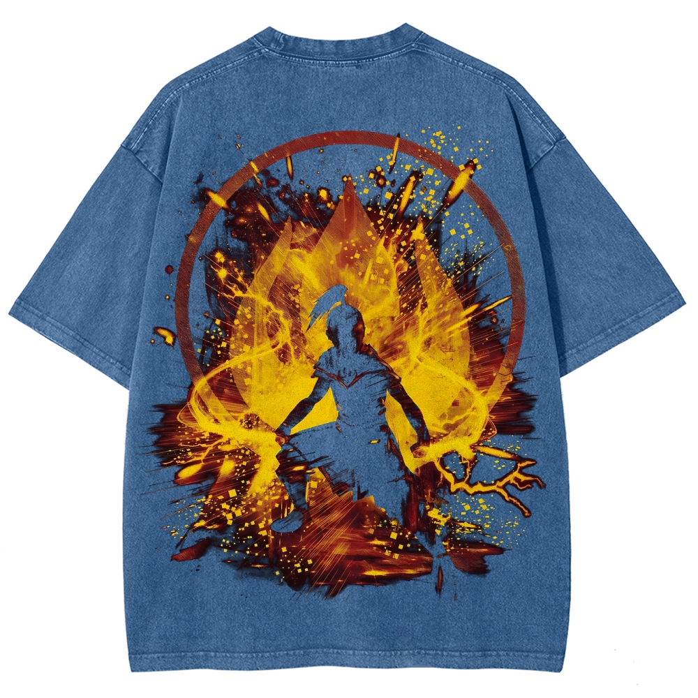 Avatar: The Last Airbender Unisex Fit Washed T-Shirt 2505008386