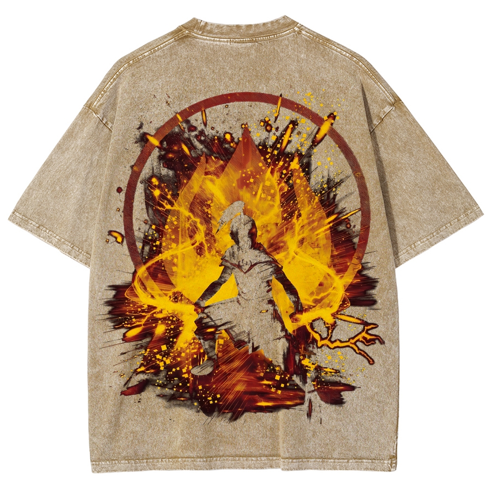 Avatar: The Last Airbender Unisex Fit Washed T-Shirt 2505008386
