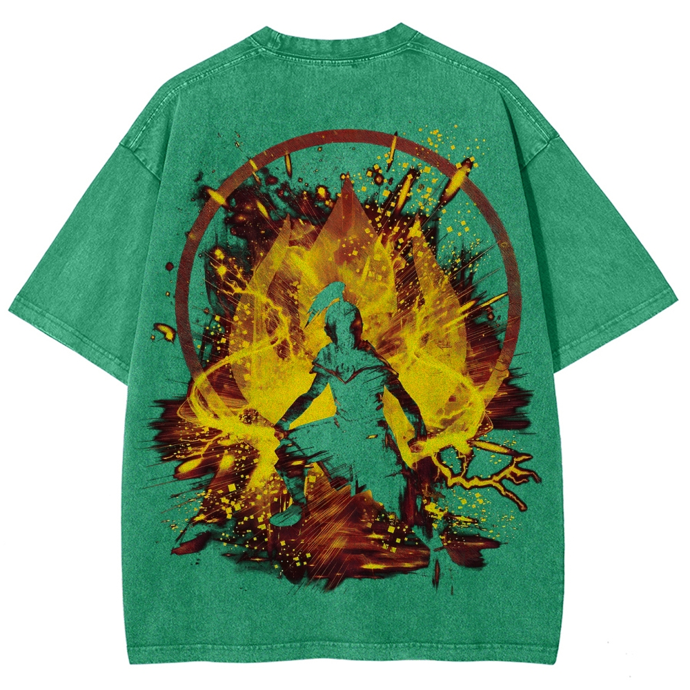 Avatar: The Last Airbender Unisex Fit Washed T-Shirt 2505008386
