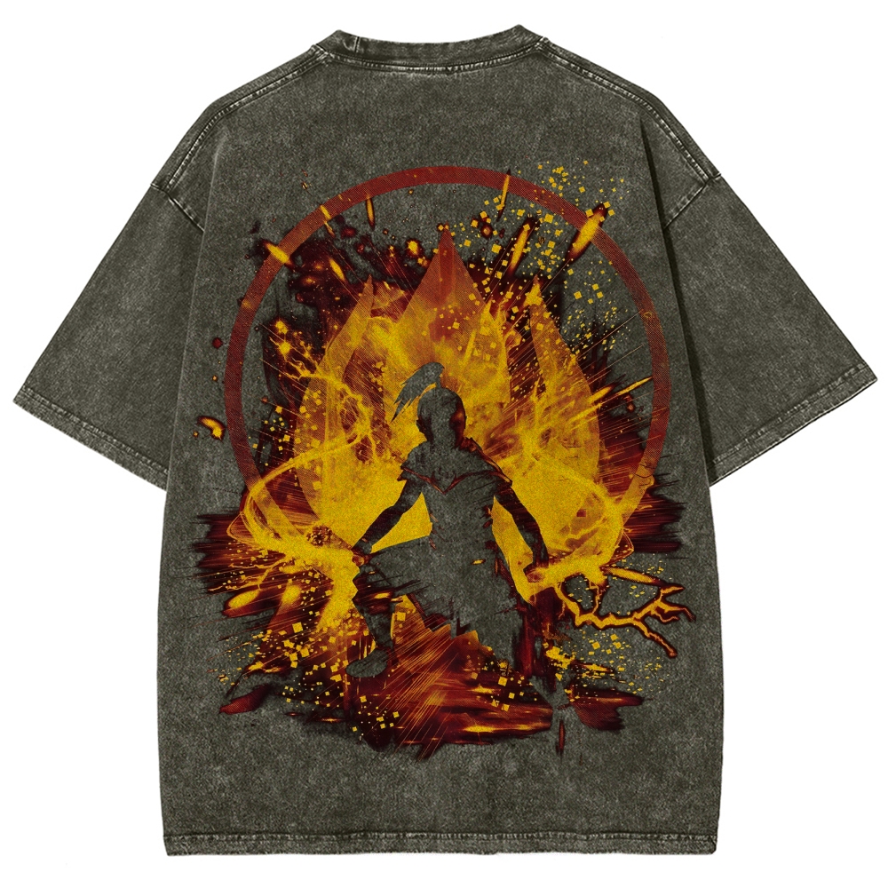 Avatar: The Last Airbender Unisex Fit Washed T-Shirt 2505008386
