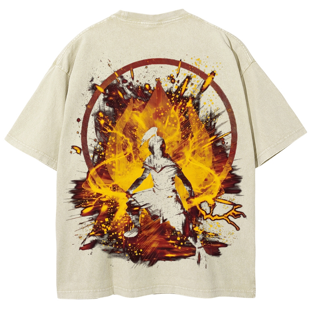 Avatar: The Last Airbender Unisex Fit Washed T-Shirt 2505008386