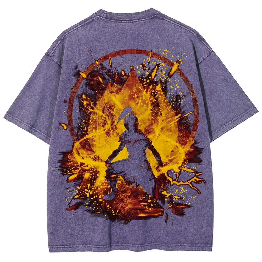 Avatar: The Last Airbender Unisex Fit Washed T-Shirt 2505008386