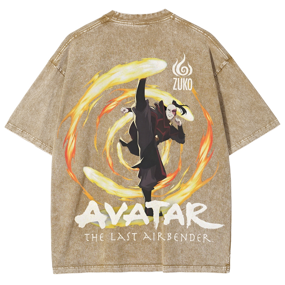 Avatar: The Last Airbender Unisex Fit Washed T-Shirt 2505008391
