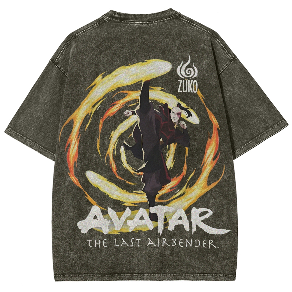 Avatar: The Last Airbender Unisex Fit Washed T-Shirt 2505008391