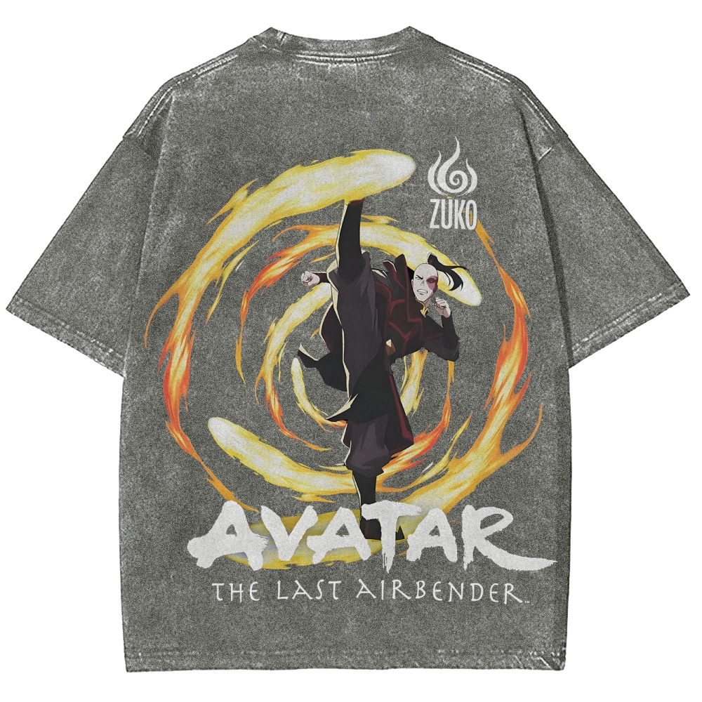 Avatar: The Last Airbender Unisex Fit Washed T-Shirt 2505008391