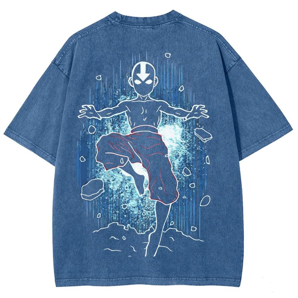 Avatar: The Last Airbender Unisex Fit Washed T-Shirt 2505008395