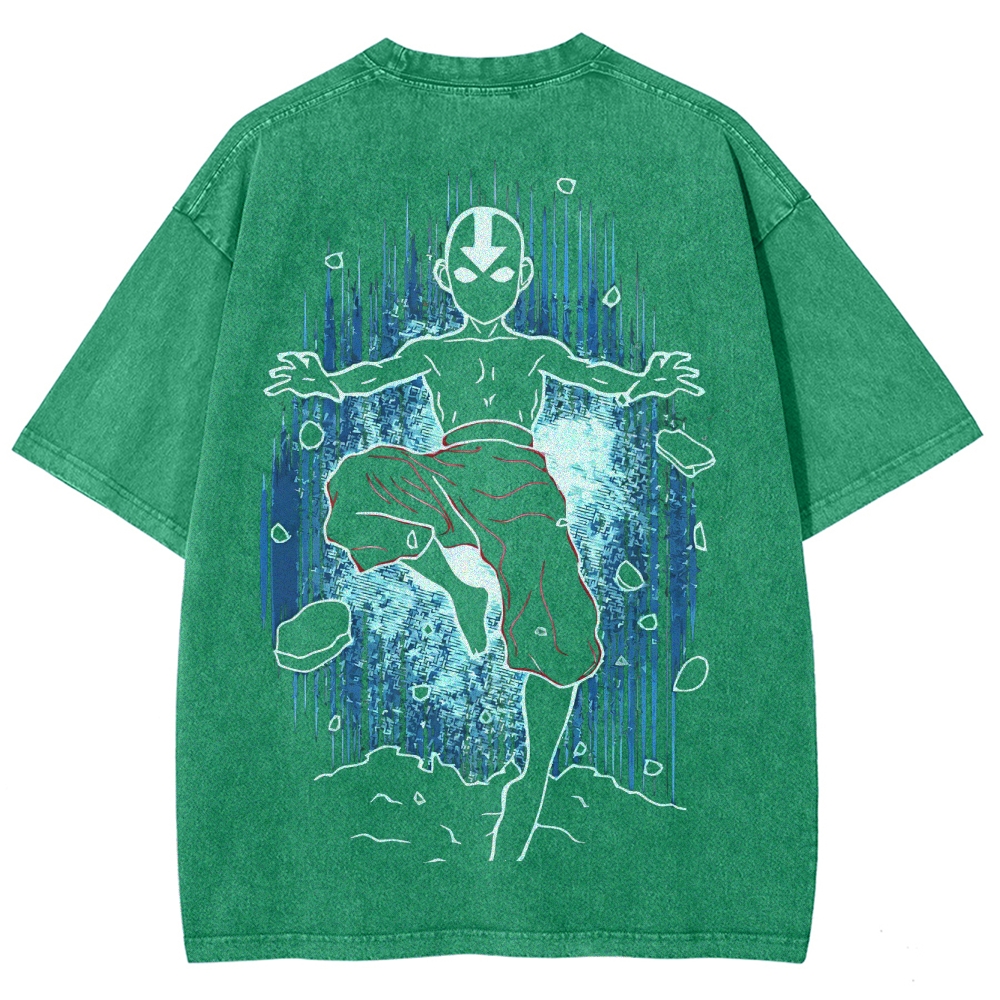 Avatar: The Last Airbender Unisex Fit Washed T-Shirt 2505008395