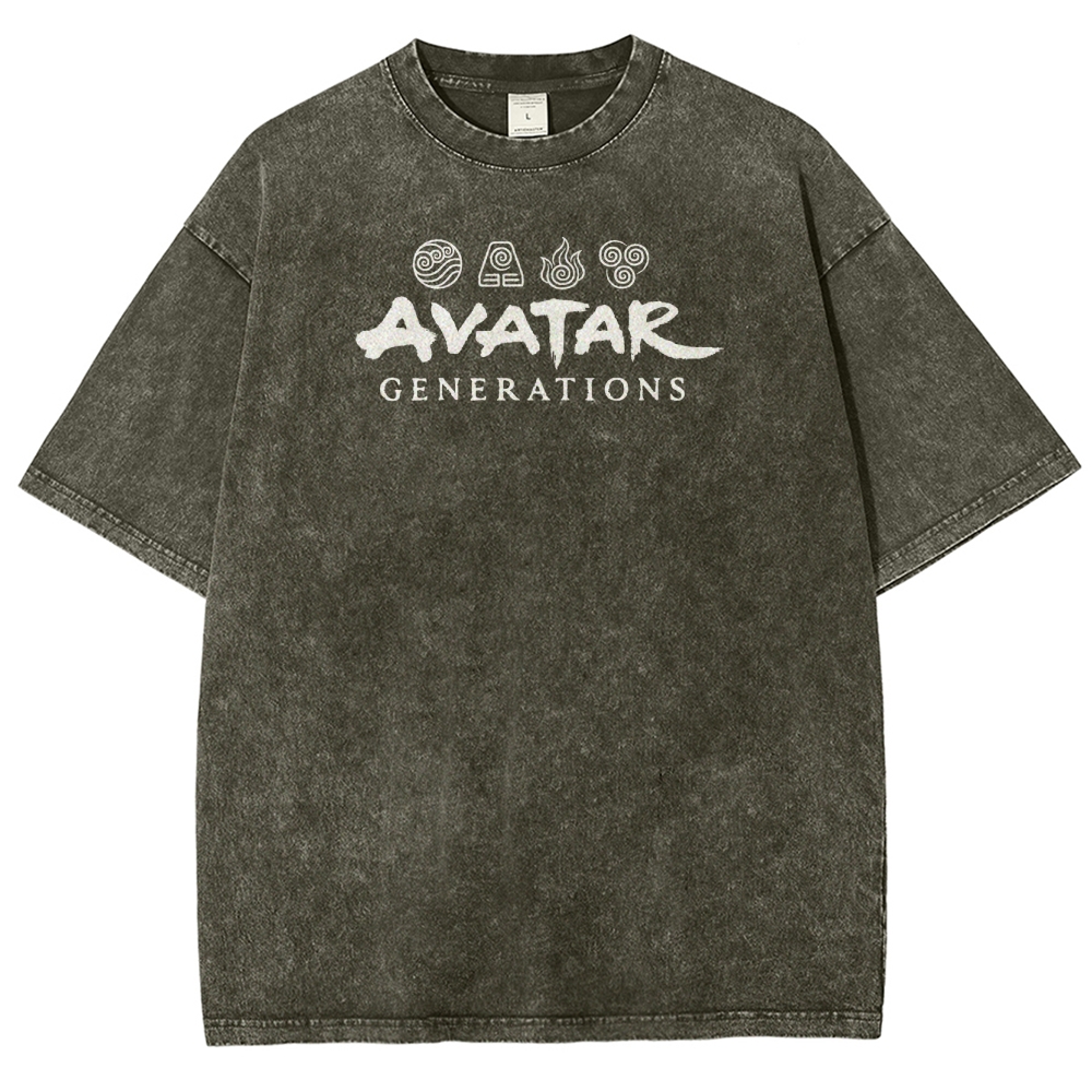 Avatar: The Last Airbender Unisex Fit Washed T-Shirt 2505008395