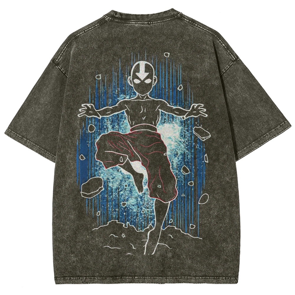Avatar: The Last Airbender Unisex Fit Washed T-Shirt 2505008395