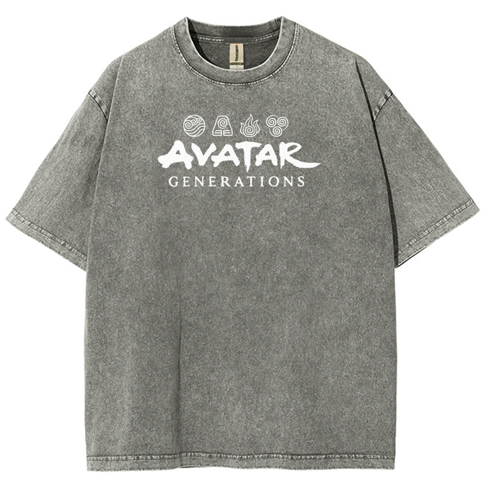 Avatar: The Last Airbender Unisex Fit Washed T-Shirt 2505008395