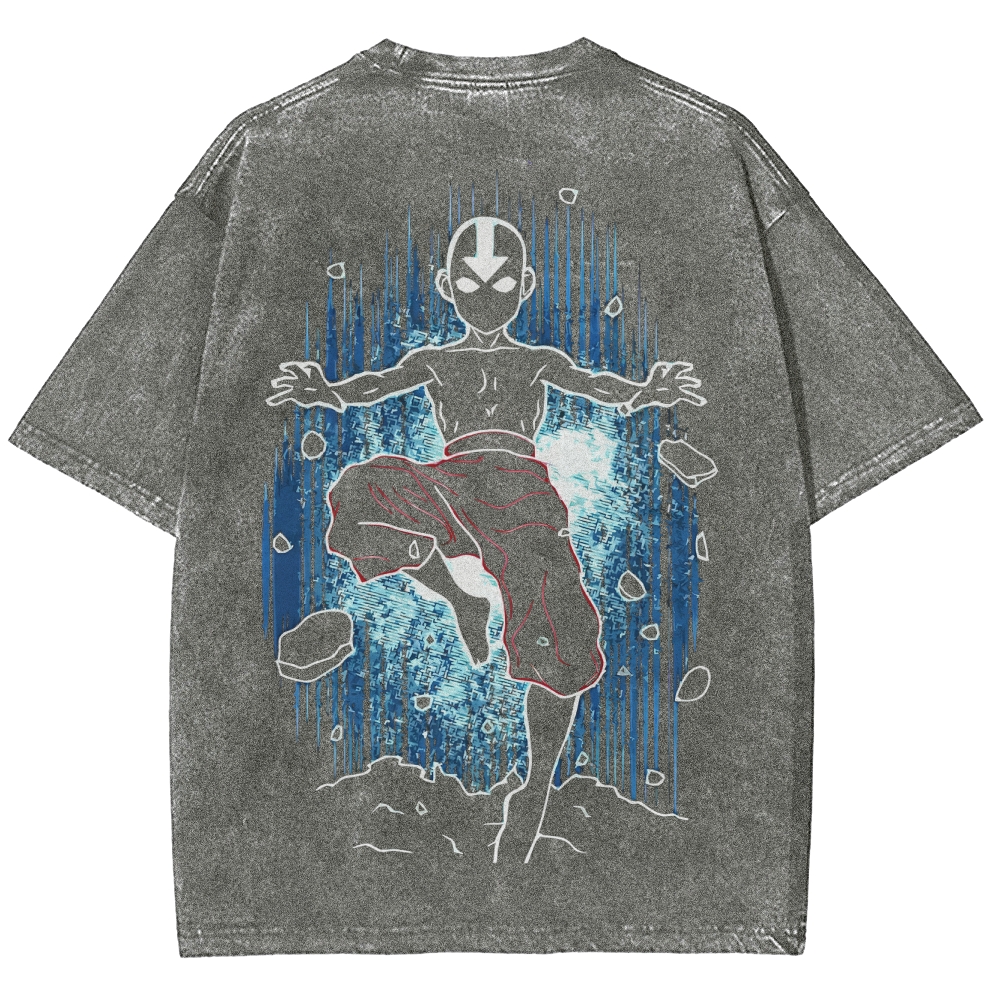 Avatar: The Last Airbender Unisex Fit Washed T-Shirt 2505008395