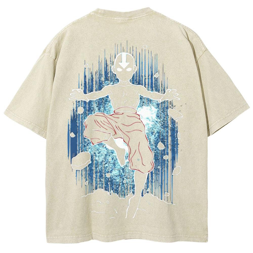 Avatar: The Last Airbender Unisex Fit Washed T-Shirt 2505008395