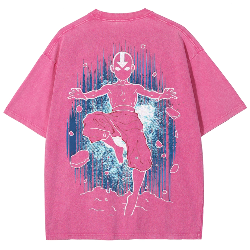Avatar: The Last Airbender Unisex Fit Washed T-Shirt 2505008395