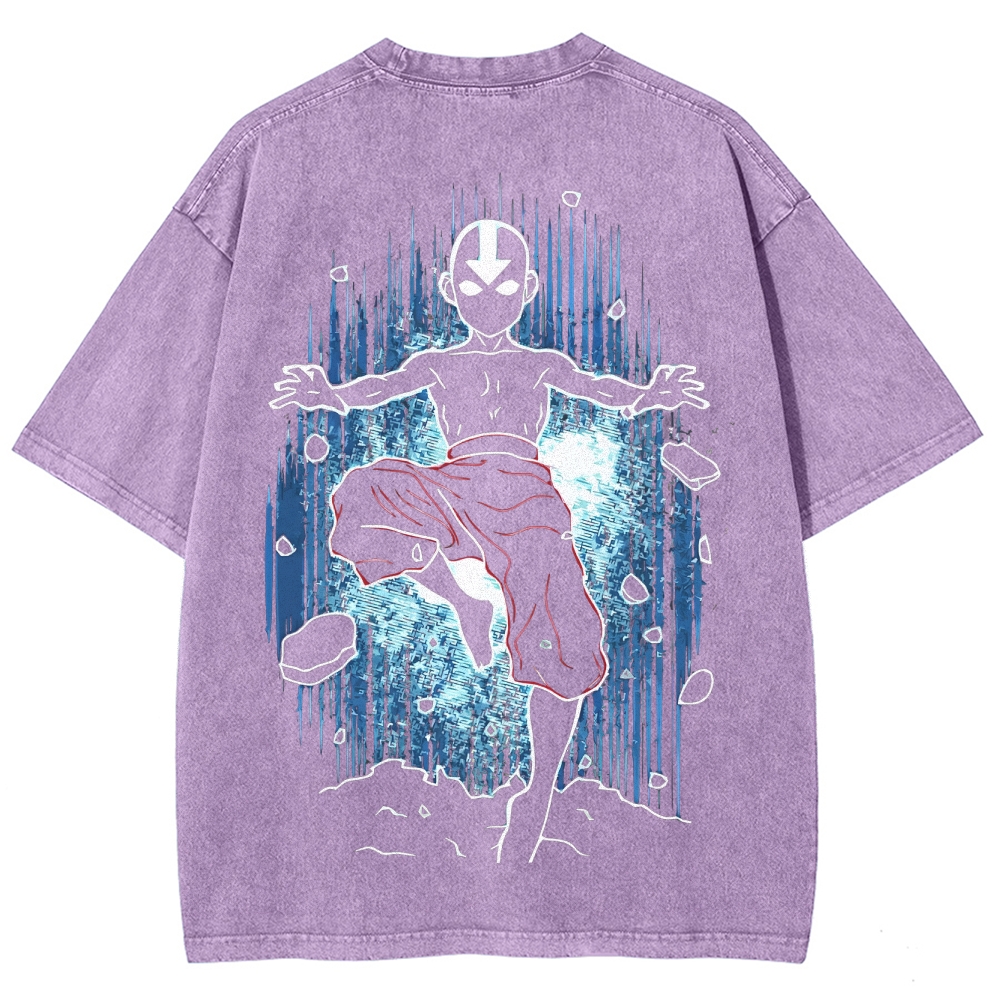 Avatar: The Last Airbender Unisex Fit Washed T-Shirt 2505008395