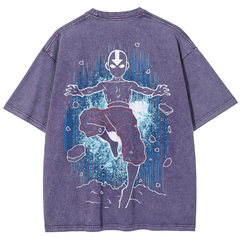 Avatar: The Last Airbender Unisex Fit Washed T-Shirt 2505008395