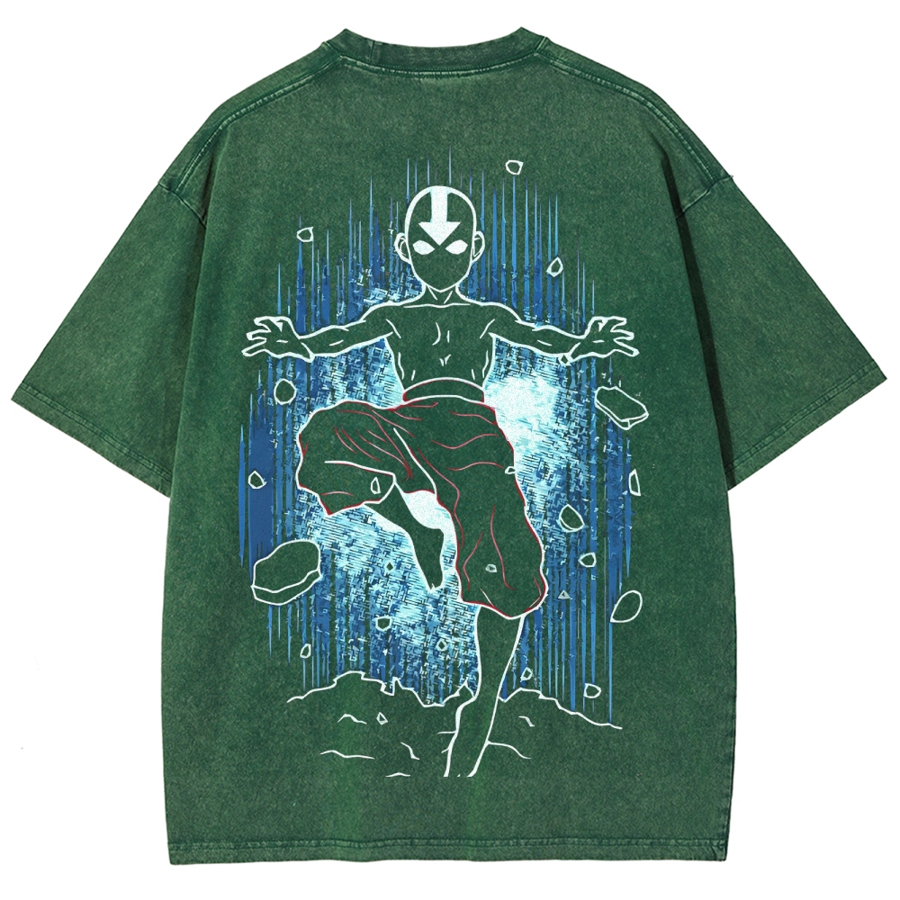 Avatar: The Last Airbender Unisex Fit Washed T-Shirt 2505008395