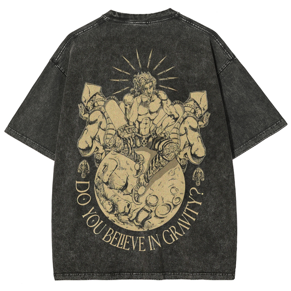 Jojo's Bizarre Adventure Unisex Fit Washed T-Shirt 2505008429