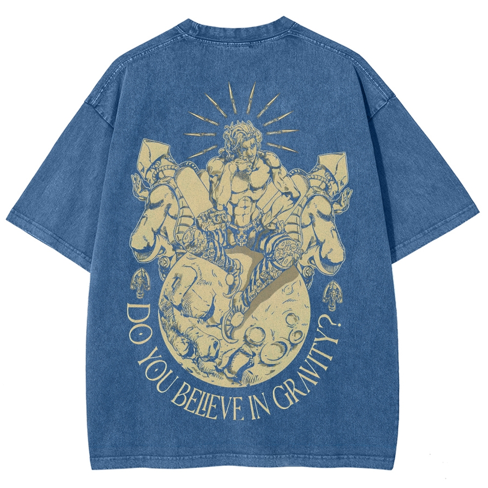 Jojo's Bizarre Adventure Unisex Fit Washed T-Shirt 2505008429