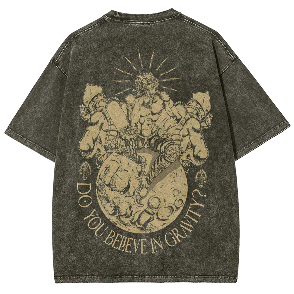 Jojo's Bizarre Adventure Unisex Fit Washed T-Shirt 2505008429
